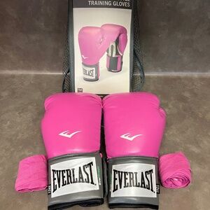 Everlast Pink Pro Style Training Boxing Gloves